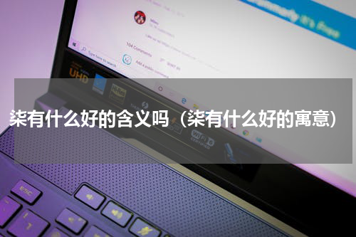 柒有什么好的含义吗（柒有什么好的寓意）