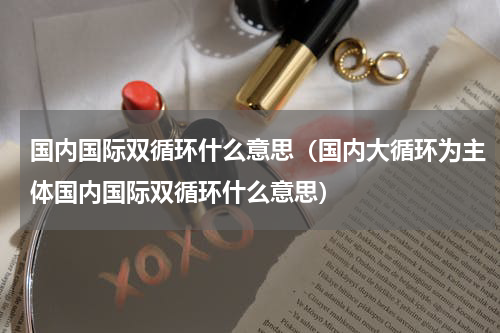 国内国际双循环什么意思（国内大循环为主体国内国际双循环什么意思）