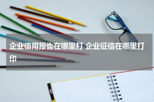 企业信用报告在哪里打 企业征信在哪里打印