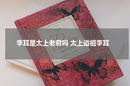 李耳是太上老君吗 太上道祖李耳