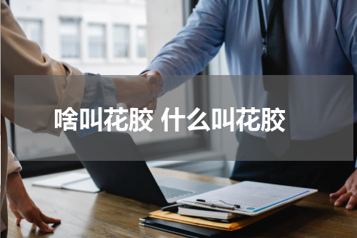 啥叫花胶 什么叫花胶