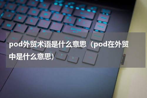 pod外贸术语是什么意思（pod在外贸中是什么意思）