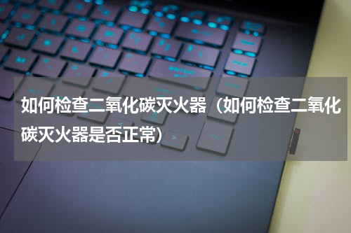 如何检查二氧化碳灭火器（如何检查二氧化碳灭火器是否正常）