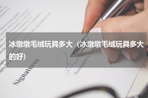 冰墩墩毛绒玩具多大（冰墩墩毛绒玩具多大的好）