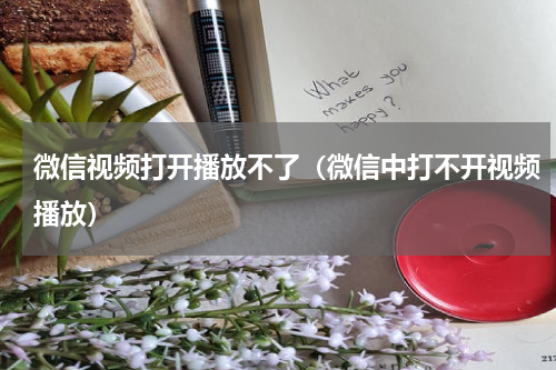 微信视频打开播放不了（微信中打不开视频播放）