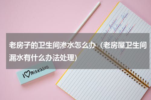 老房子的卫生间渗水怎么办（老房屋卫生间漏水有什么办法处理）
