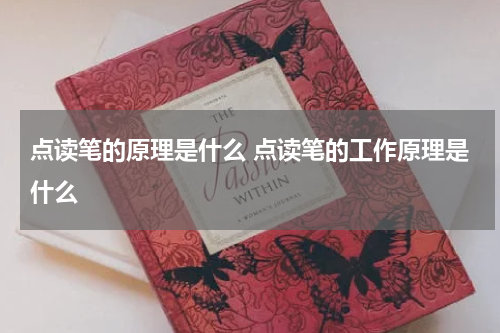 点读笔的原理是什么 点读笔的工作原理是什么