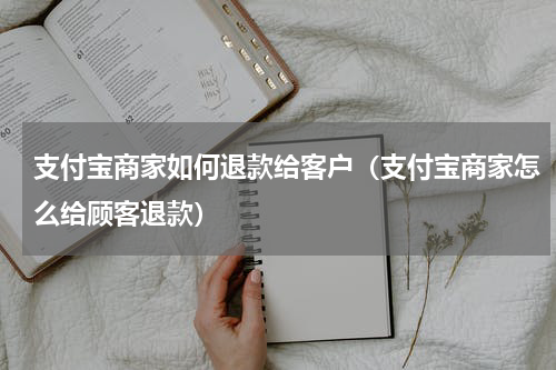 支付宝商家如何退款给客户（支付宝商家怎么给顾客退款）