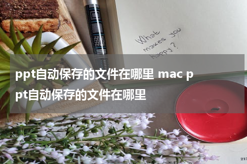 ppt自动保存的文件在哪里 mac ppt自动保存的文件在哪里