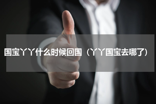 国宝丫丫什么时候回国（丫丫国宝去哪了）