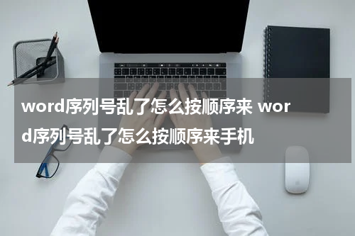 word序列号乱了怎么按顺序来 word序列号乱了怎么按顺序来手机