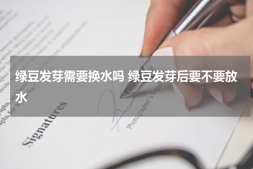 绿豆发芽需要换水吗 绿豆发芽后要不要放水
