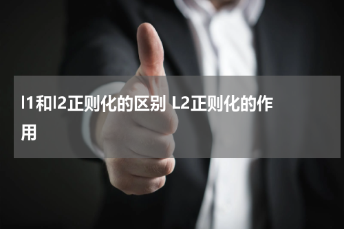 l1和l2正则化的区别 L2正则化的作用
