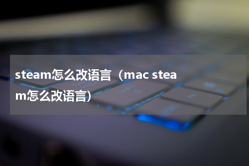 steam怎么改语言（mac steam怎么改语言）