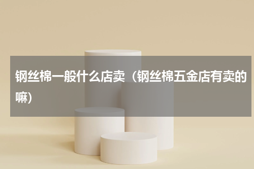 钢丝棉一般什么店卖（钢丝棉五金店有卖的嘛）