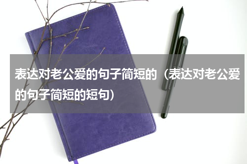 表达对老公爱的句子简短的（表达对老公爱的句子简短的短句）