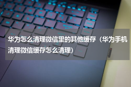 华为怎么清理微信里的其他缓存（华为手机清理微信缓存怎么清理）