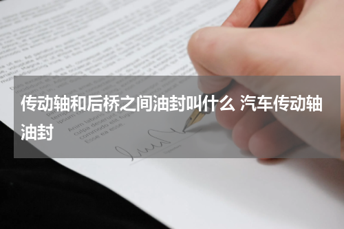 传动轴和后桥之间油封叫什么 汽车传动轴油封