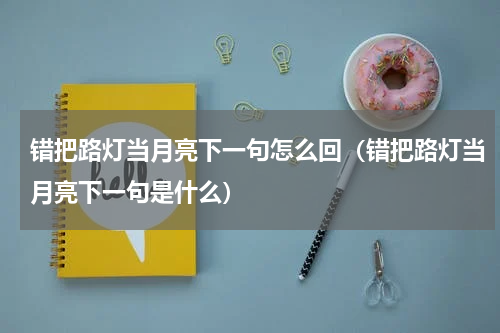 错把路灯当月亮下一句怎么回（错把路灯当月亮下一句是什么）