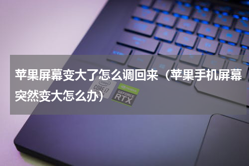 苹果屏幕变大了怎么调回来（苹果手机屏幕突然变大怎么办）