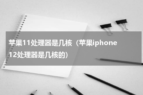 苹果11处理器是几核（苹果iphone12处理器是几核的）