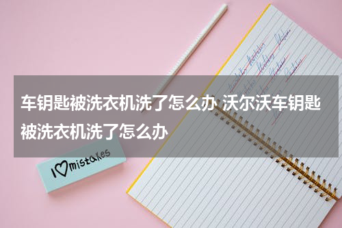 车钥匙被洗衣机洗了怎么办 沃尔沃车钥匙被洗衣机洗了怎么办