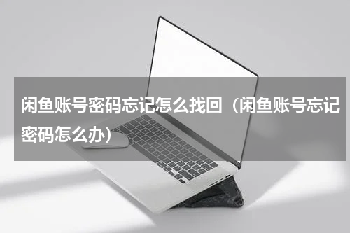 闲鱼账号密码忘记怎么找回（闲鱼账号忘记密码怎么办）