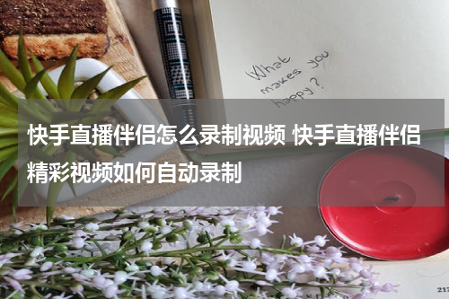 快手直播伴侣怎么录制视频 快手直播伴侣精彩视频如何自动录制