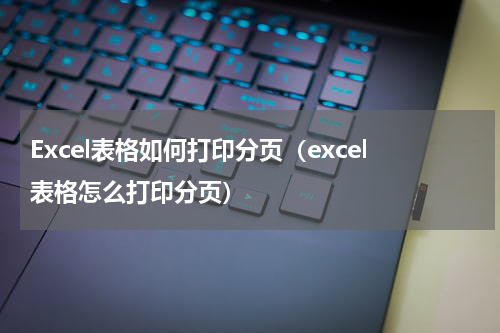 Excel表格如何打印分页（excel表格怎么打印分页）