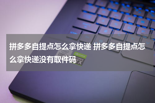拼多多自提点怎么拿快递 拼多多自提点怎么拿快递没有取件码