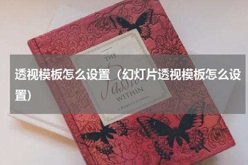 透视模板怎么设置（幻灯片透视模板怎么设置）