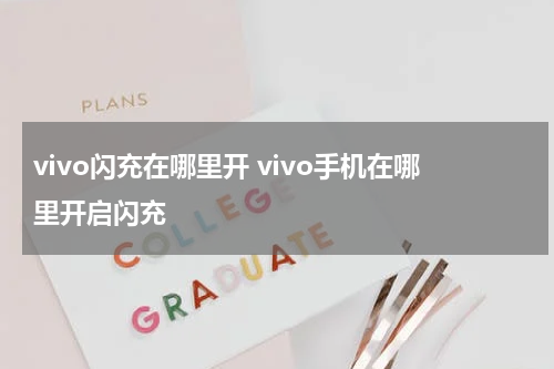 vivo闪充在哪里开 vivo手机在哪里开启闪充