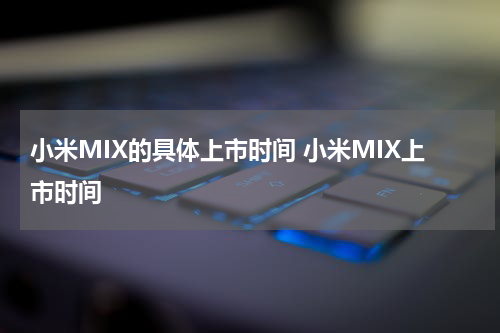 小米MIX的具体上市时间 小米MIX上市时间
