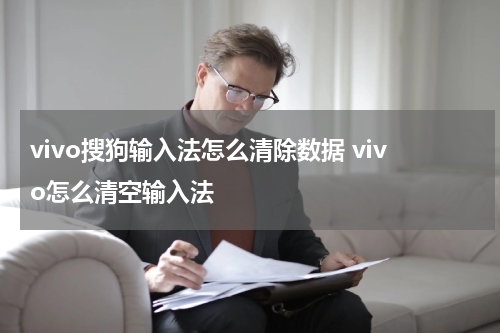 vivo搜狗输入法怎么清除数据 vivo怎么清空输入法