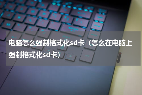 电脑怎么强制格式化sd卡（怎么在电脑上强制格式化sd卡）