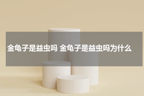 金龟子是益虫吗 金龟子是益虫吗为什么