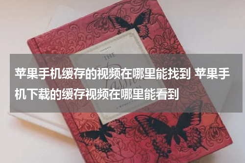 苹果手机缓存的视频在哪里能找到 苹果手机下载的缓存视频在哪里能看到