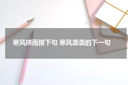寒风挟雨接下句 寒风袭袭的下一句