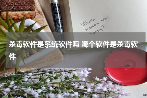 杀毒软件是系统软件吗 哪个软件是杀毒软件