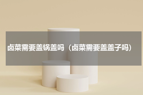 卤菜需要盖锅盖吗（卤菜需要盖盖子吗）
