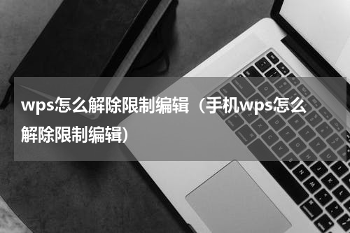 wps怎么解除限制编辑（手机wps怎么解除限制编辑）