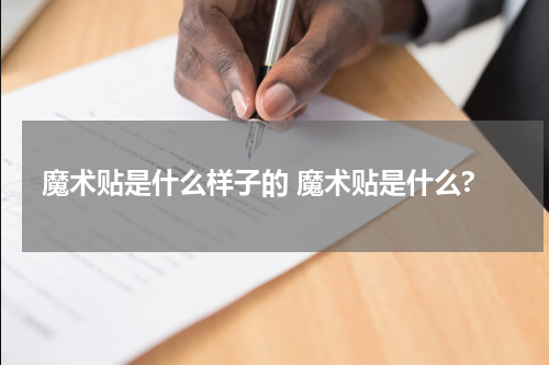 魔术贴是什么样子的 魔术贴是什么?
