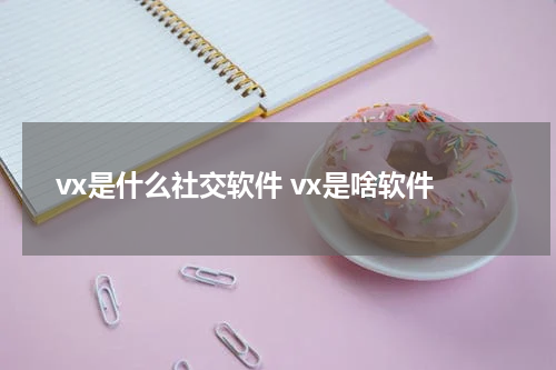 vx是什么社交软件 vx是啥软件
