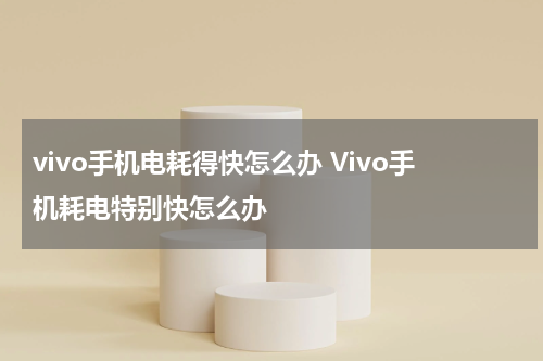 vivo手机电耗得快怎么办 Vivo手机耗电特别快怎么办