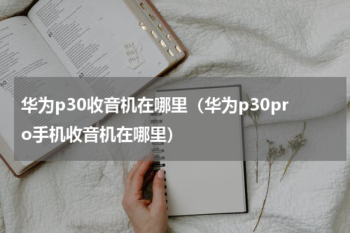 华为p30收音机在哪里（华为p30pro手机收音机在哪里）