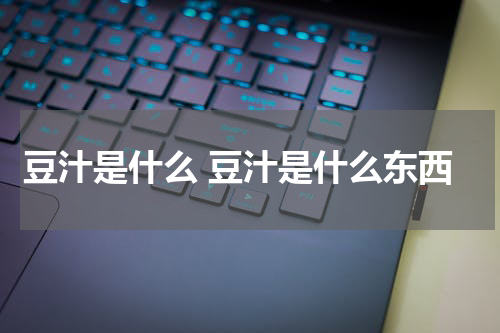 豆汁是什么 豆汁是什么东西