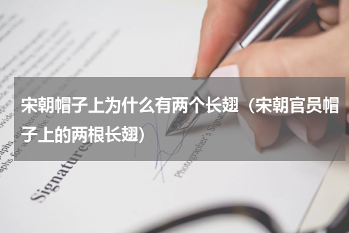宋朝帽子上为什么有两个长翅（宋朝官员帽子上的两根长翅）
