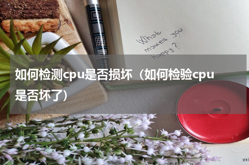 如何检测cpu是否损坏（如何检验cpu是否坏了）