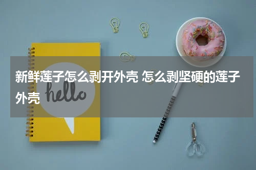 新鲜莲子怎么剥开外壳 怎么剥坚硬的莲子外壳
