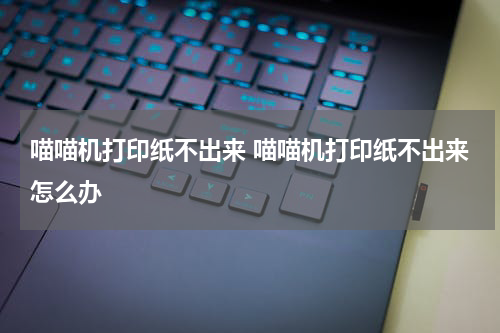 喵喵机打印纸不出来 喵喵机打印纸不出来怎么办